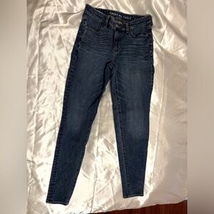 American Eagle Super Hi Rise Jegging Sz 2